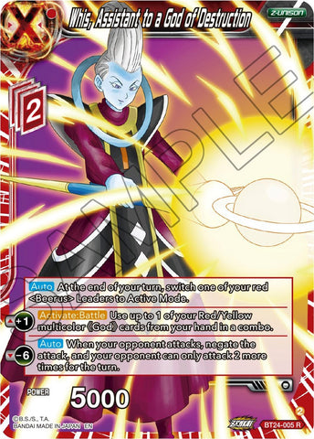 Whis, Assistant to a God of Destruction (BT24-005) [Beyond Generations] 