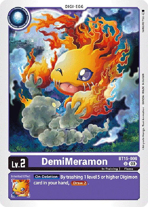 DemiMeramon [BT15-006] [Exceed Apocalypse]