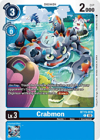 Crabmon [BT15-019] [Exceeded Apocalypse] 