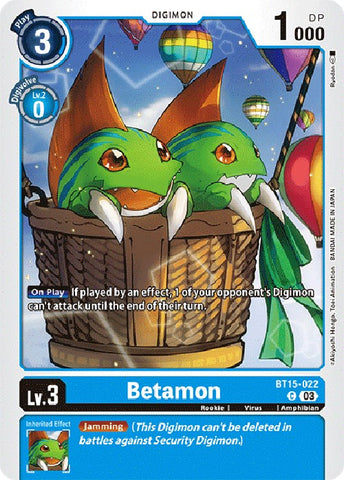 Betamon [BT15-022] [Exceeded Apocalypse] 