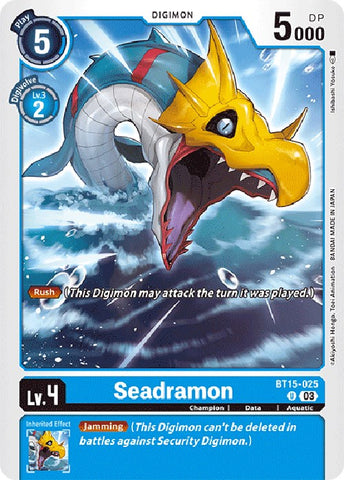 Seadramon [BT15-025] [Exceeded Apocalypse] 