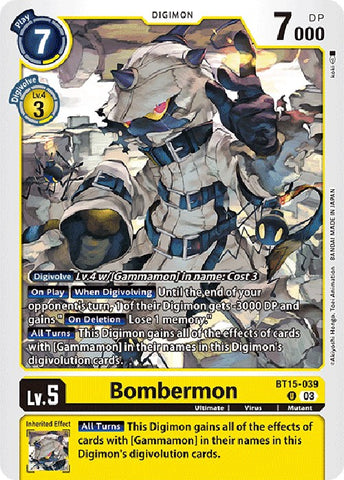 Bombermon [BT15-039] [Exceeded Apocalypse] 