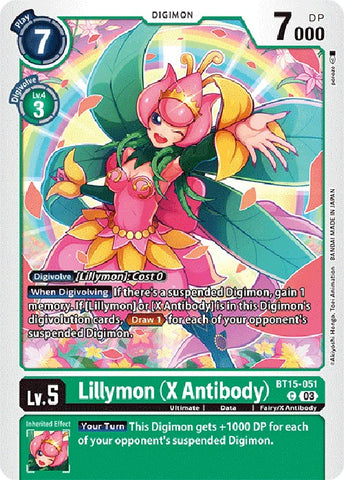 Lillymon (X Antibody) [BT15-051] [Exceed Apocalypse] 