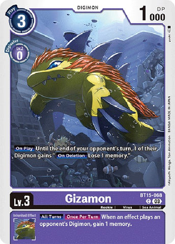 Gizamon [BT15-068] [Exceeded Apocalypse] 