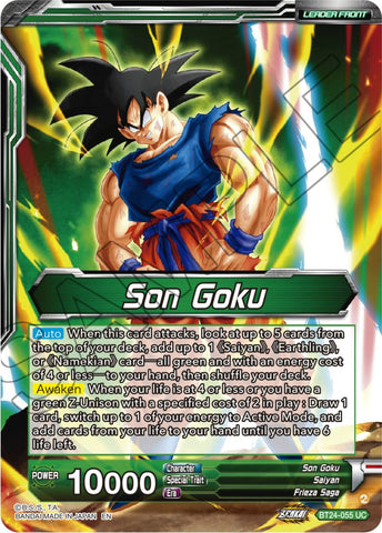 Son Goku // SS Son Goku, Beginning of a Legend (BT24-055) [Beyond Generations Prerelease Promos] 