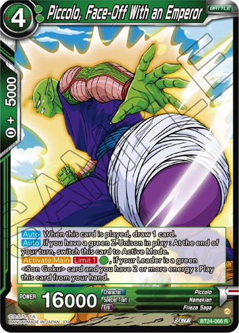 Piccolo, Face-Off With an Emperor (BT24-066) [Beyond Generations] 