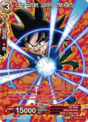 Son Goten, Joining the Party (Collector Booster) (BT24-012) [Beyond Generations] 