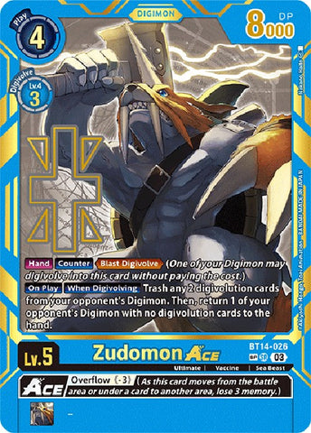 Zudomon Ace [BT14-026] [Exceeded Apocalypse] 
