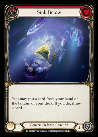Sink Below (Red) [JDG020] (Promo) Cold Foil 