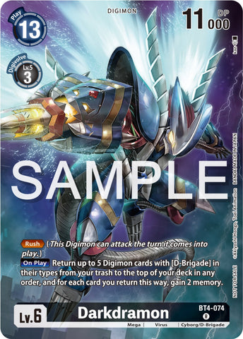 Darkdramon [BT4-074] (Official Tournament Pack Vol.12) [Great Legend Promos] 