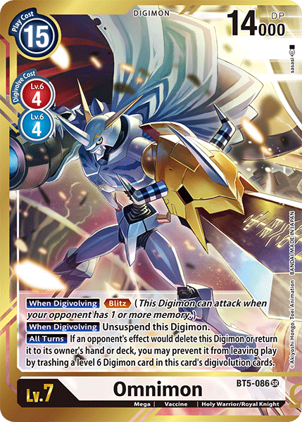 Omnimon [BT5-086] (Alternate Art - Sasasi) [Battle of Omni]