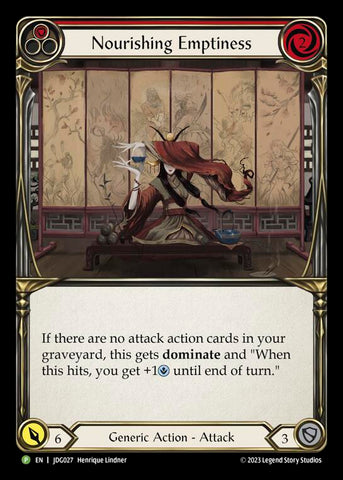 Nourishing Emptiness (Red) [JDG027] (Promo) Cold Foil 