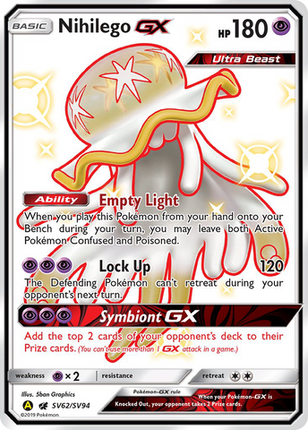 Nihilego GX (SV62/SV94) [Sun &amp; Moon: Hidden Fates - Shiny Vault] 