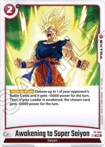 Awakening to Super Saiyan (FP-005) [Fusion World Promotion Cards] 