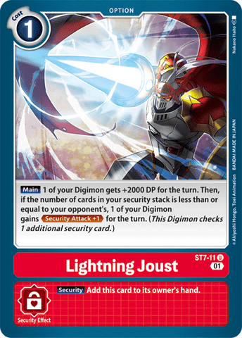 Lightning Joust [ST7-11] [Starter Deck: Gallantmon] 