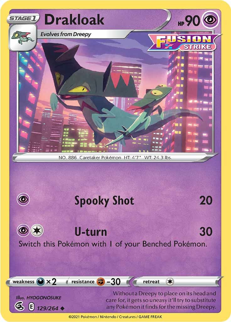 Drakloak (129/264) [Sword &amp; Shield: Fusion Strike] 