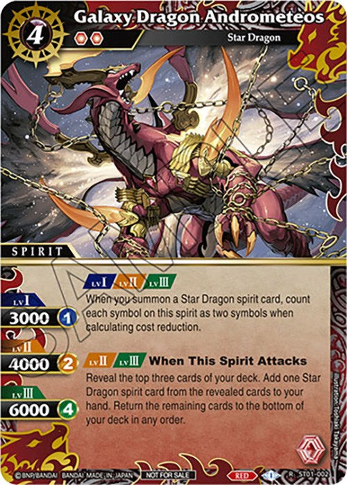 Galaxy Dragon Andrometeos (Finalist Card Set Vol. 4) (ST01-002) [Launch & Event Promos]