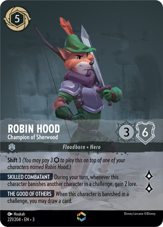 Robin Hood - Champion of Sherwood (Enchanted) (221/204) [Into the Inklands]