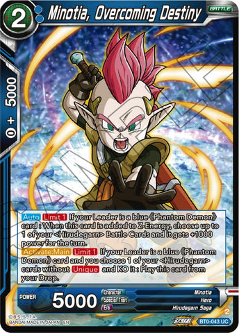 Minotia, Overcoming Destiny (BT24-043) [Beyond Generations] 