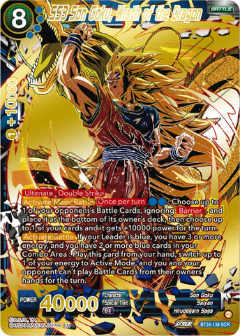 SS3 Son Goku, Wrath of the Dragon (BT24-138) [Beyond Generations] 