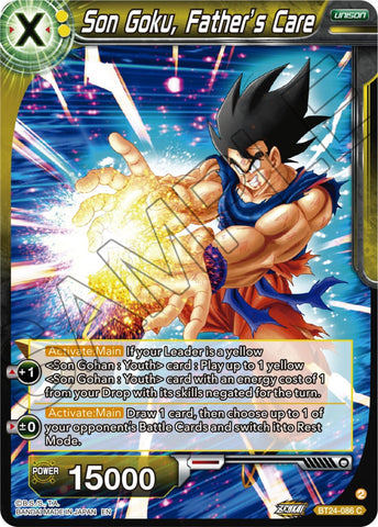 Son Goku, Father's Care (BT24-086) [Beyond Generations] 