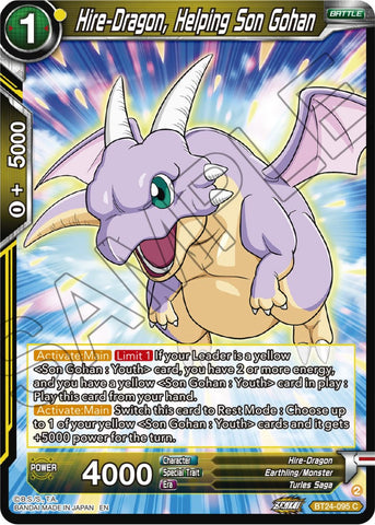 Hire-Dragon, Helping Son Gohan (BT24-095) [Beyond Generations] 