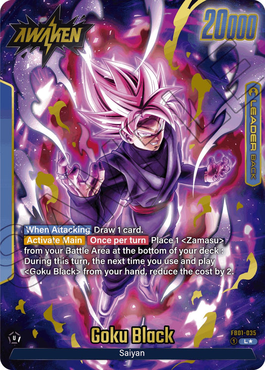 Goku Black (FB01-035) (Alternate Art) [Awakened Pulse]