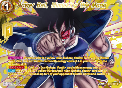 Power Ball, Mimicking the Moon (Collector Booster) (BT24-084) [Beyond Generations] 