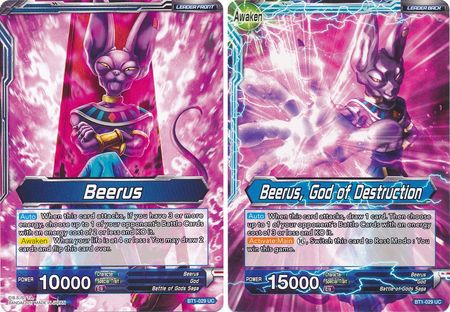 Beerus // Beerus, God of Destruction (BT1-029) [Galactic Battle] 