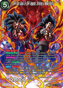 SS4 Son Goku &amp; SS4 Vegeta, Striking a Weak Point (SPR) (BT24-118) [Beyond Generations] 