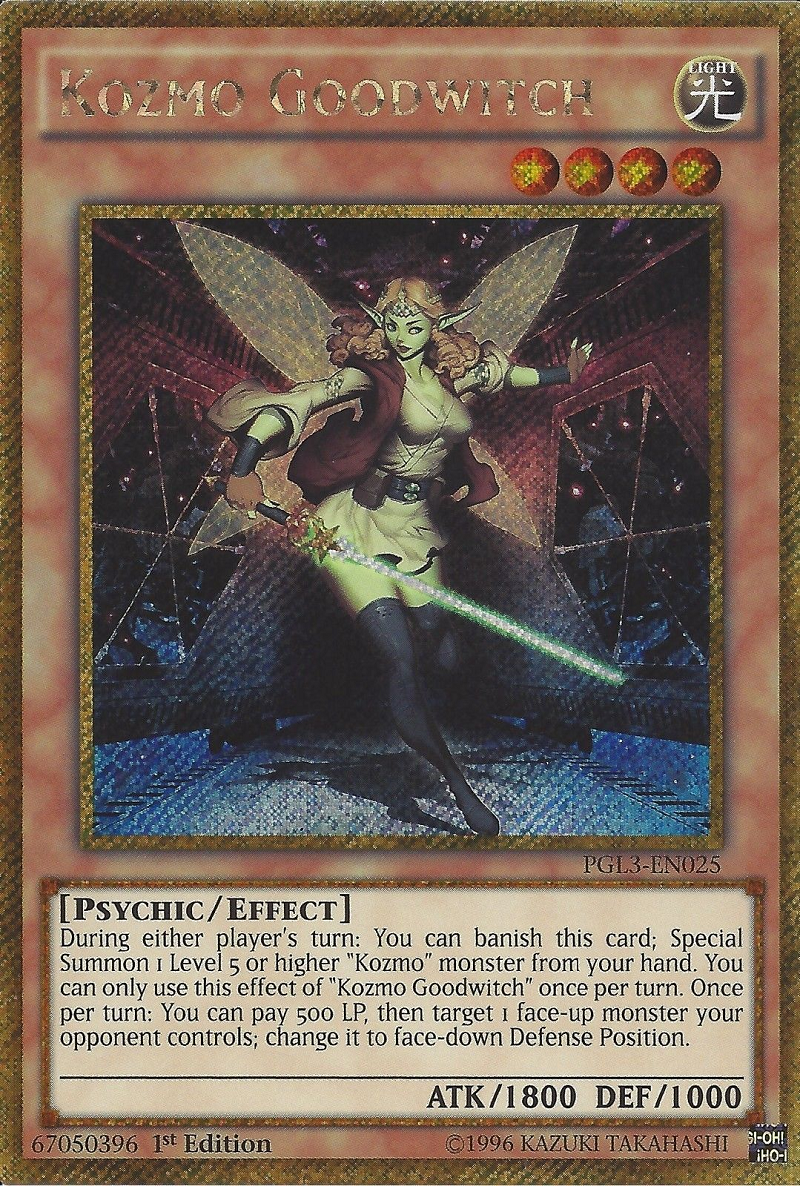 Kozmo Goodwitch [PGL3-EN025] Gold Secret Rare 
