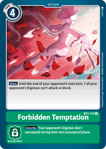 Forbidden Temptation [BT1-113] [Release Special Booster Ver.1.0] 