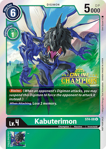 Kabuterimon [ST4-08] (Online Champion) [Starter Deck: Giga Green Promos] 