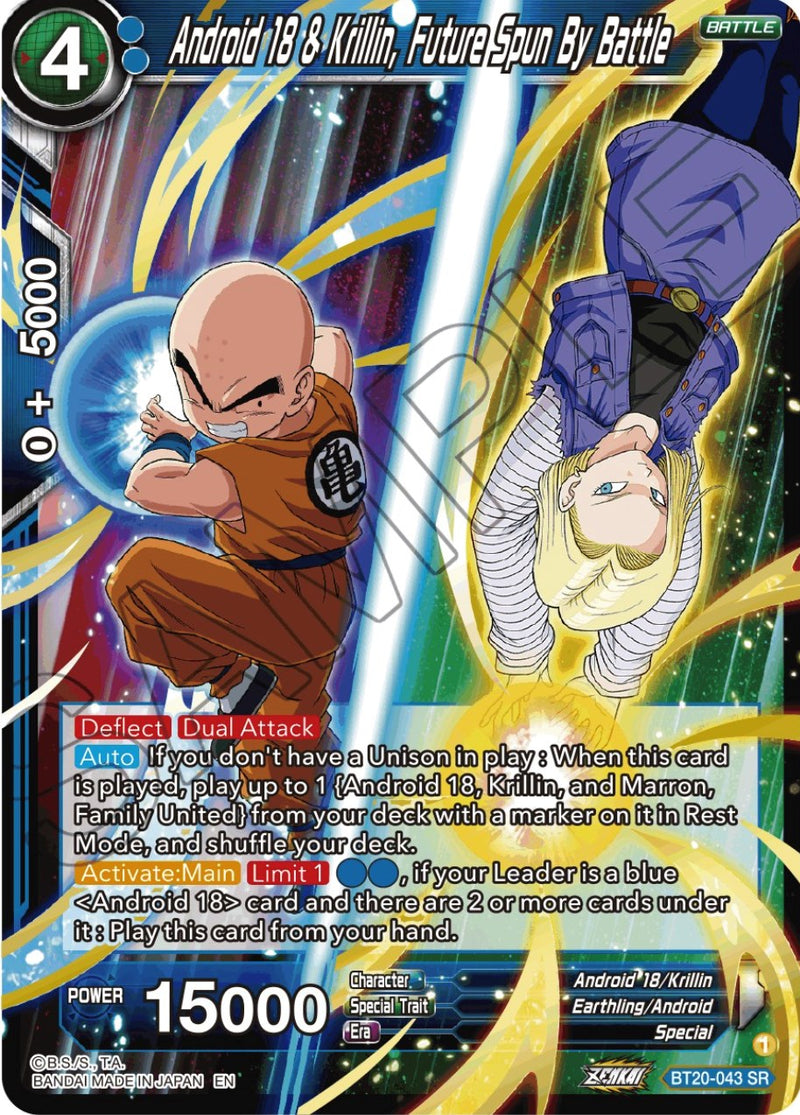 Android 18 &amp; Krillin, Future Spun By Battle (BT20-043) [Power Absorbed] 