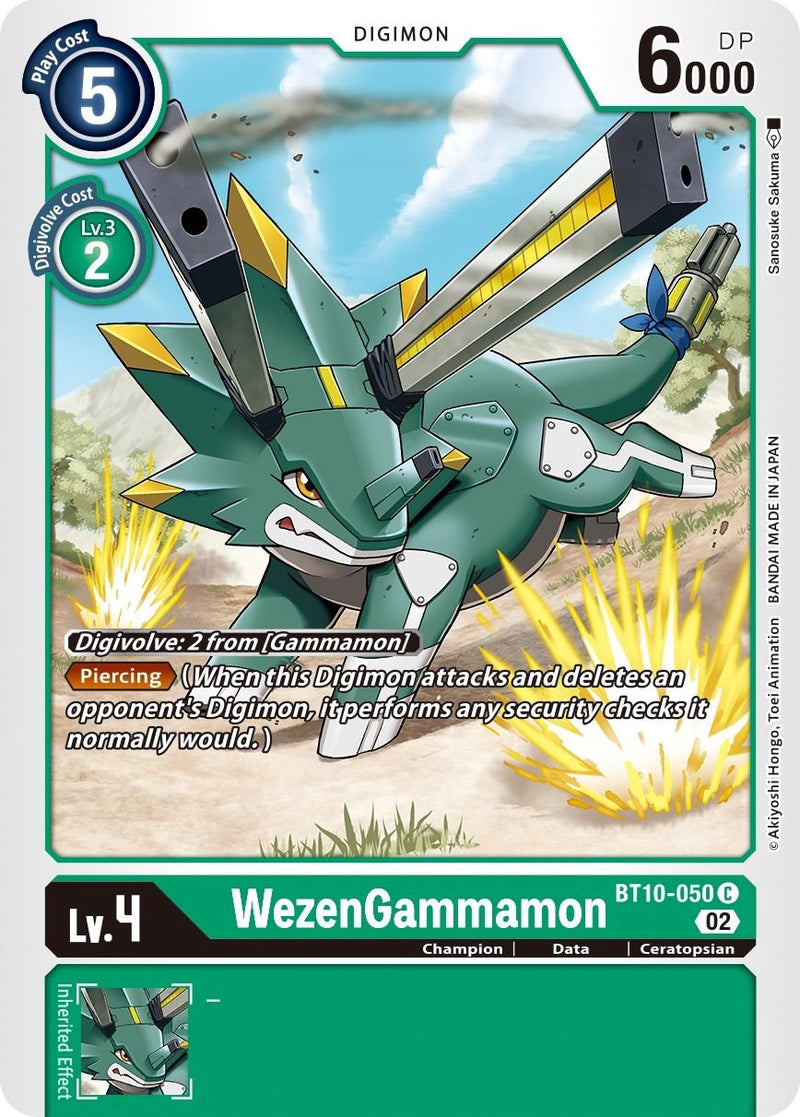 WezenGammamon [BT10-050] [Xros Encounter]