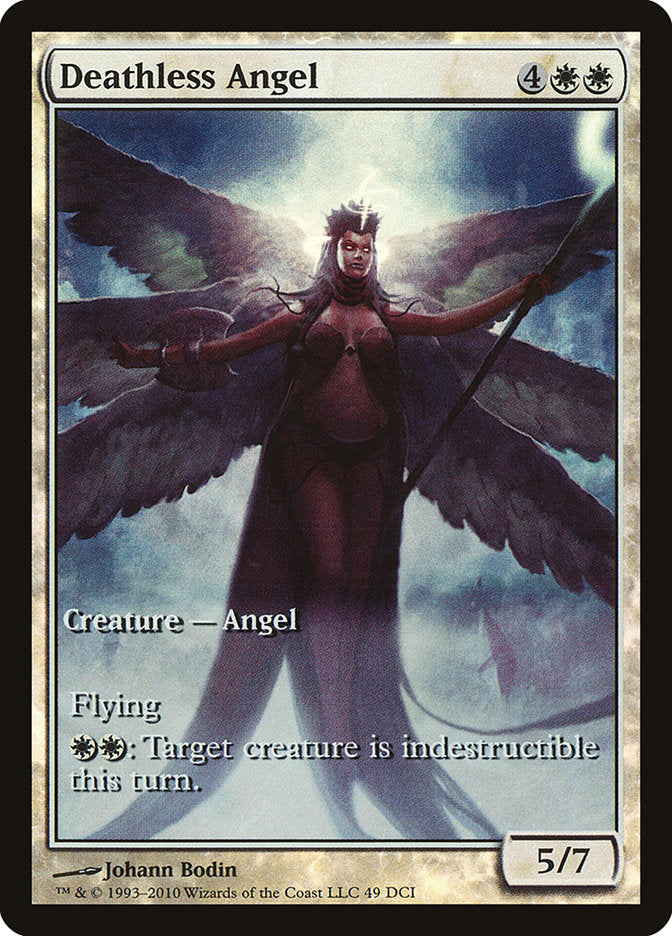 Deathless Angel (Game Day) (Extended Art) [Rise of the Eldrazi Promos] 