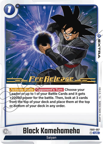 Black Kamehameha [Awakened Pulse Pre-Release Cards] 