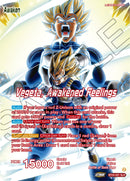 Vegeta // Vegeta, Awakened Feelings (SLR) (BT24-001) [Beyond Generations] 