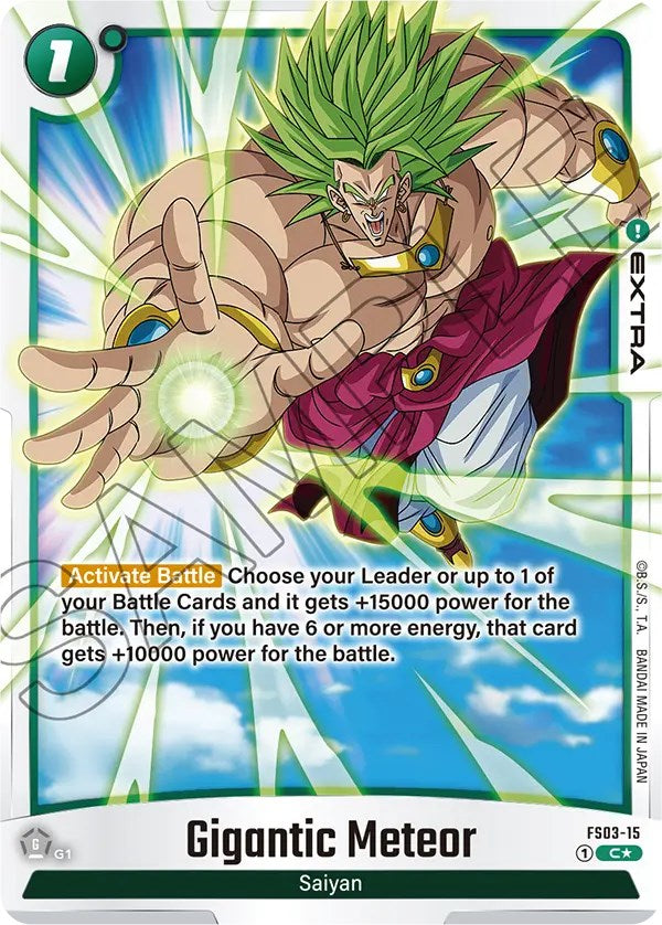 Gigantic Meteor (Bonus Pack Alternate Art) [Starter Deck: Broly]