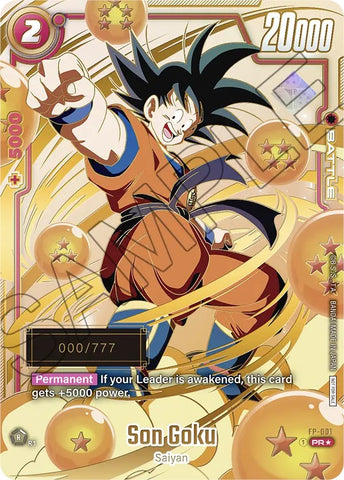 Son Goku (FP-001) (Serial Numbered) [Fusion World Promotion Cards] 
