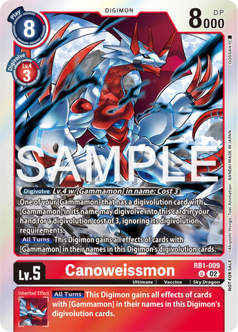 Canoweissmon [RB1-009] (Event Pack 6) [Resurgence Booster] 