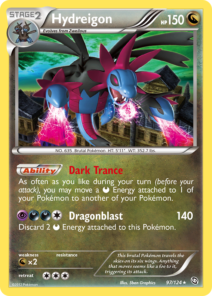 Hydreigon (97/124) [Black &amp; White: Dragons Exalted] 