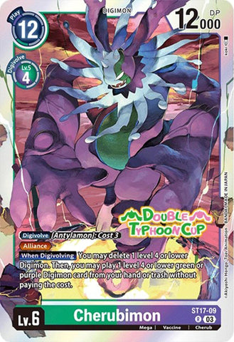 Cherubimon [ST17-09] [Starter Deck: Double Typhoon Advanced Deck Set Pre-Release Cards] 
