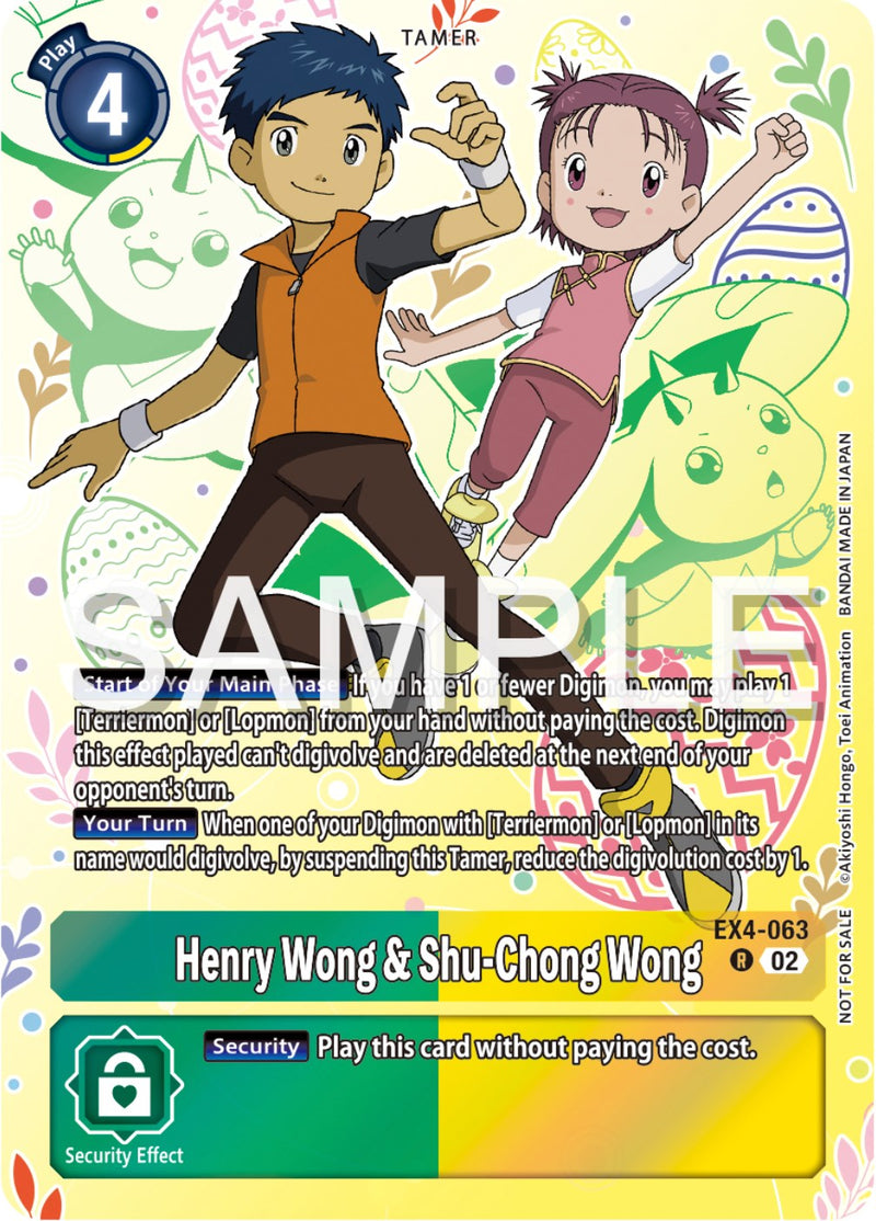 Henry Wong &amp; Shu-Chong Wong [EX4-063] (Spring Break Event 2024) [Alternative Being Booster Promos] 