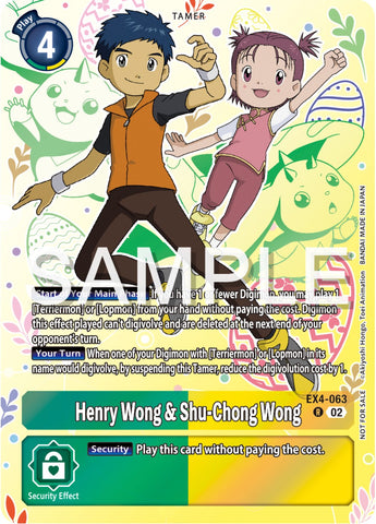 Henry Wong &amp; Shu-Chong Wong [EX4-063] (Spring Break Event 2024) [Alternative Being Booster Promos] 