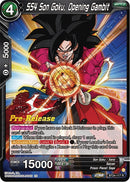 SS4 Son Goku, Opening Gambit (BT24-117) [Beyond Generations Prerelease Promos] 