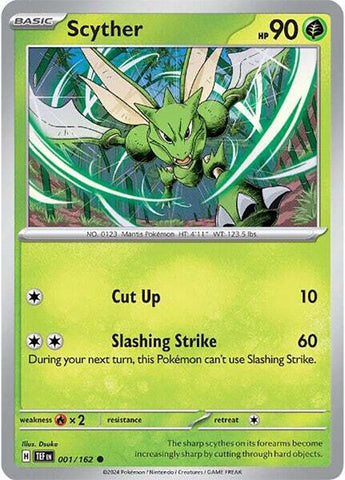 Scyther (001/162) [Scarlet &amp; Violet: Temporal Forces] 