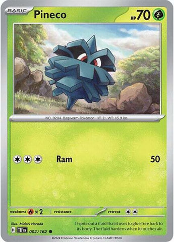 Pineco (002/162) [Scarlet &amp; Violet: Temporal Forces] 