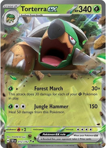 Torterra ex (012/162) [Scarlet &amp; Violet: Temporal Forces] 