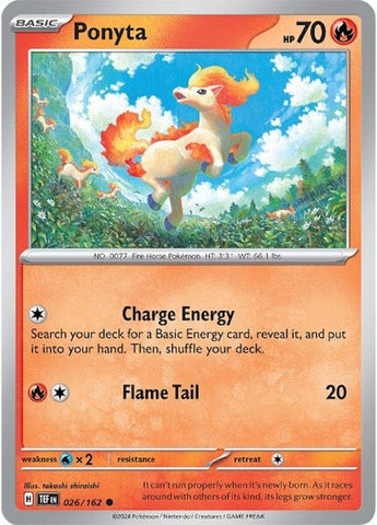 Ponyta (026/162) [Scarlet &amp; Violet: Temporal Forces] 
